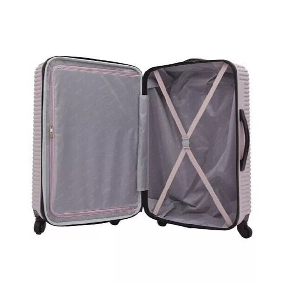 Kensie Hillsboro Expandable Rolling 1Pc Burnished Lilac Luggage new - Picture 2 of 11